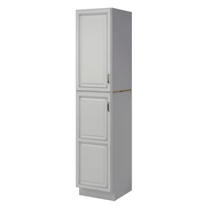 36 Wood Floor Standing Bathroom Linen Tower Top