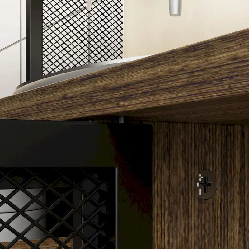 Dispensa da cucina da 70.9W con vano contenitore e supporto per microonde