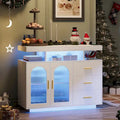 99 cm breites Sideboard mit LED-Beleuchtung - N/A
