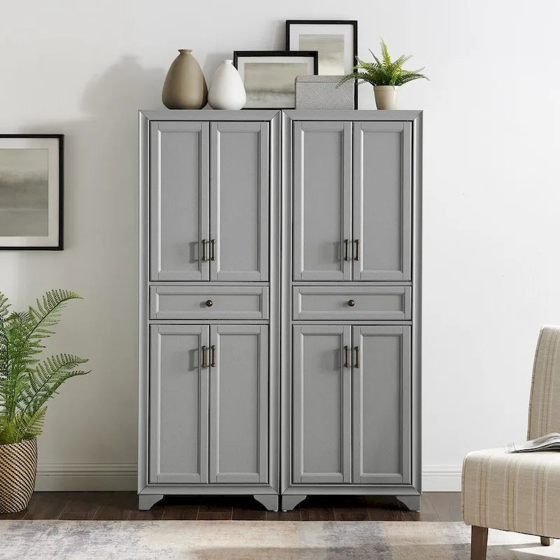 2Pc Pantry Set - 47.5W x 15D x 67.75H