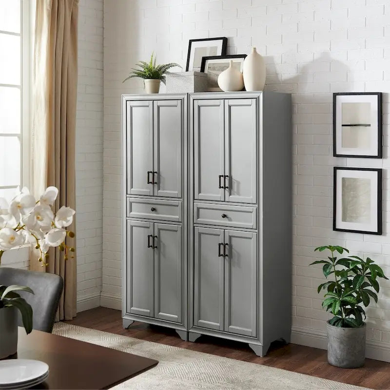 2Pc Pantry Set - 47.5W x 15D x 67.75H