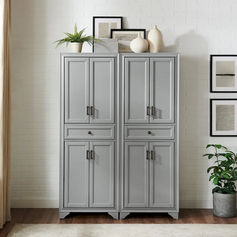 2Pc Pantry Set - 47.5W x 15D x 67.75H