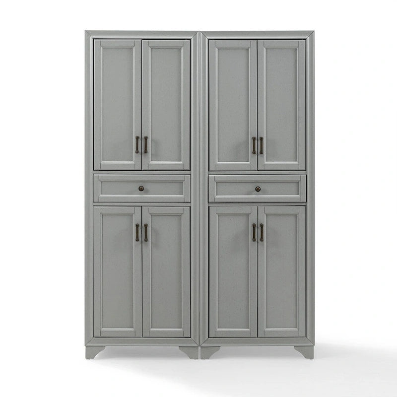 2Pc Pantry Set - 47.5W x 15D x 67.75H