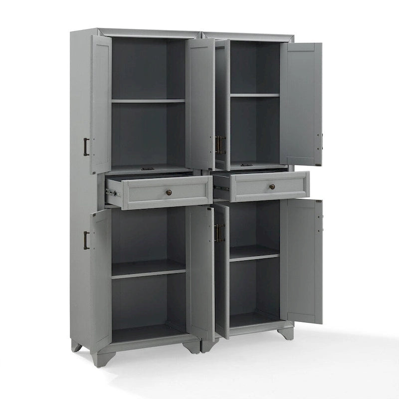 2Pc Pantry Set - 47.5W x 15D x 67.75H