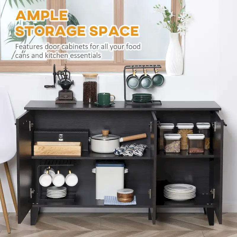 Kitchen Sideboard, Buffet Cabinet with Adjustable Shelf, Coffee Bar for Living Room, Dining Room