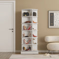 360Rotating Shoe Cabinet 6 layers Holds Up to 24 Paris of Shoes