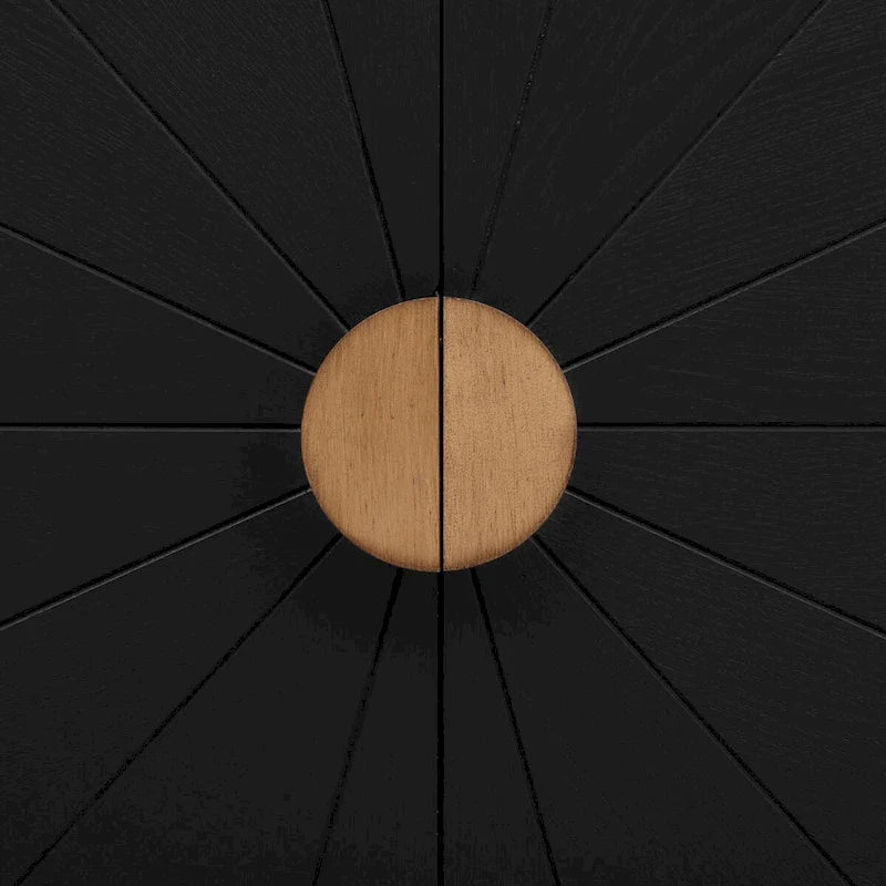 Unique Features of Ash Veneer Cabinet with Radiating Line Pattern Cabinet Doors,Suitable for Living Rooms,Corridors