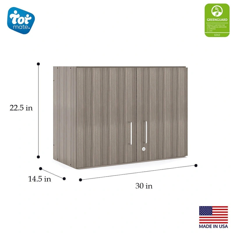 2-Level Wall Cabinet; 30 x 14.5 x 22.5, Ready-To-Assemble