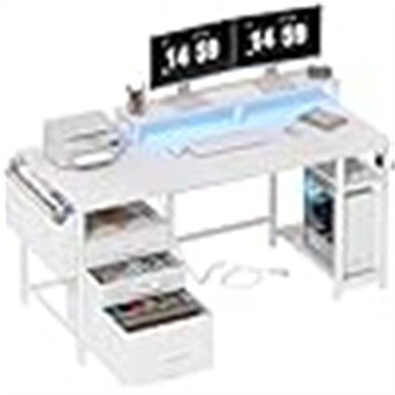 Scrivania per computer bianca - 18.8P x 18.8L x 33.4A